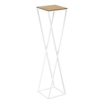 Blomställ 100x24 cm vit