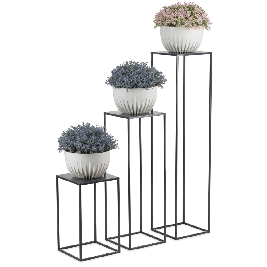 Blomställ 40x24 cm antracit