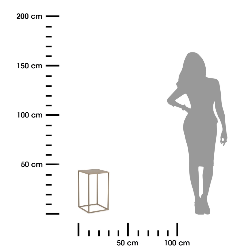 Blomställ 40x24 cm beige