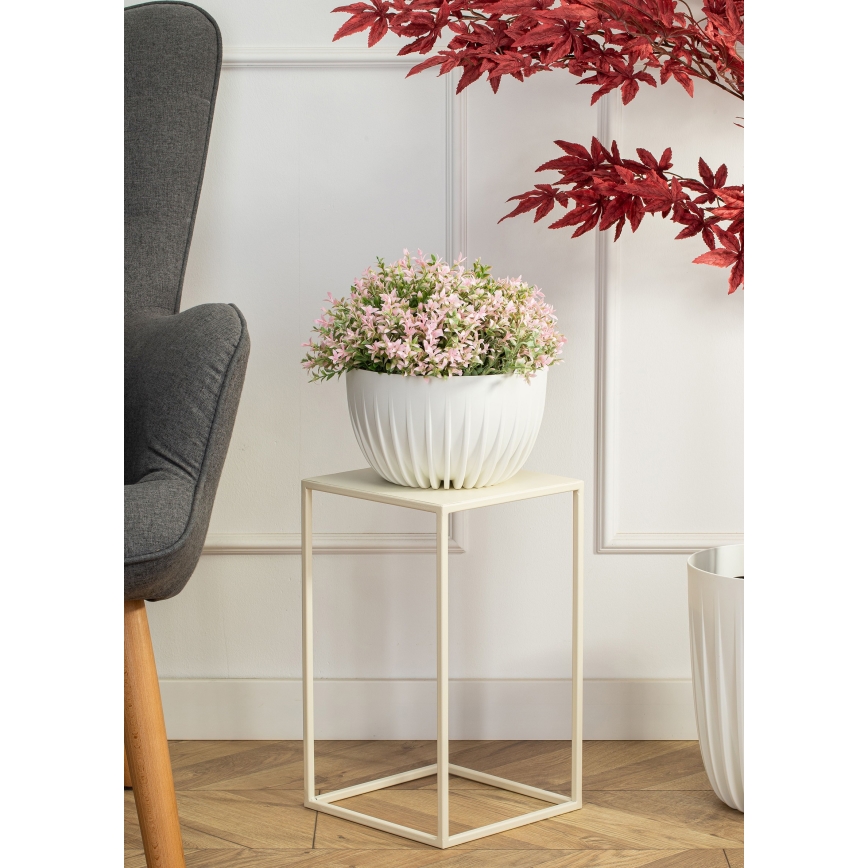 Blomställ 40x24 cm grädde