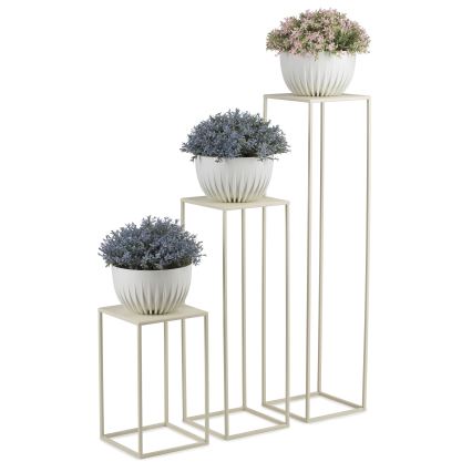 Blomställ 40x24 cm grädde