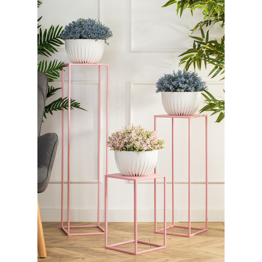 Blomställ 40x24 cm rosa