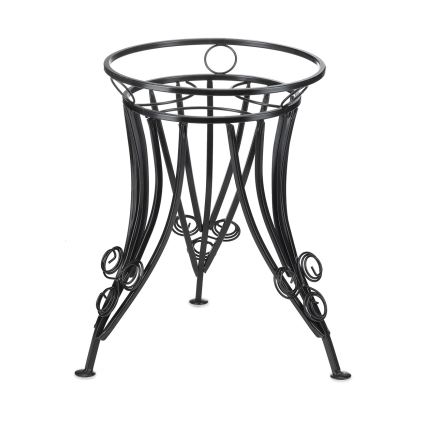 Blomställ 47x43 cm svart