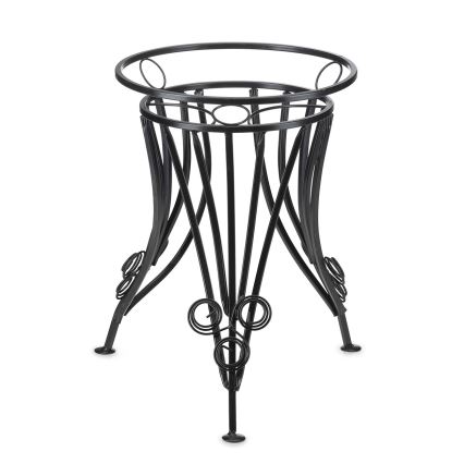 Blomställ 47x43 cm svart