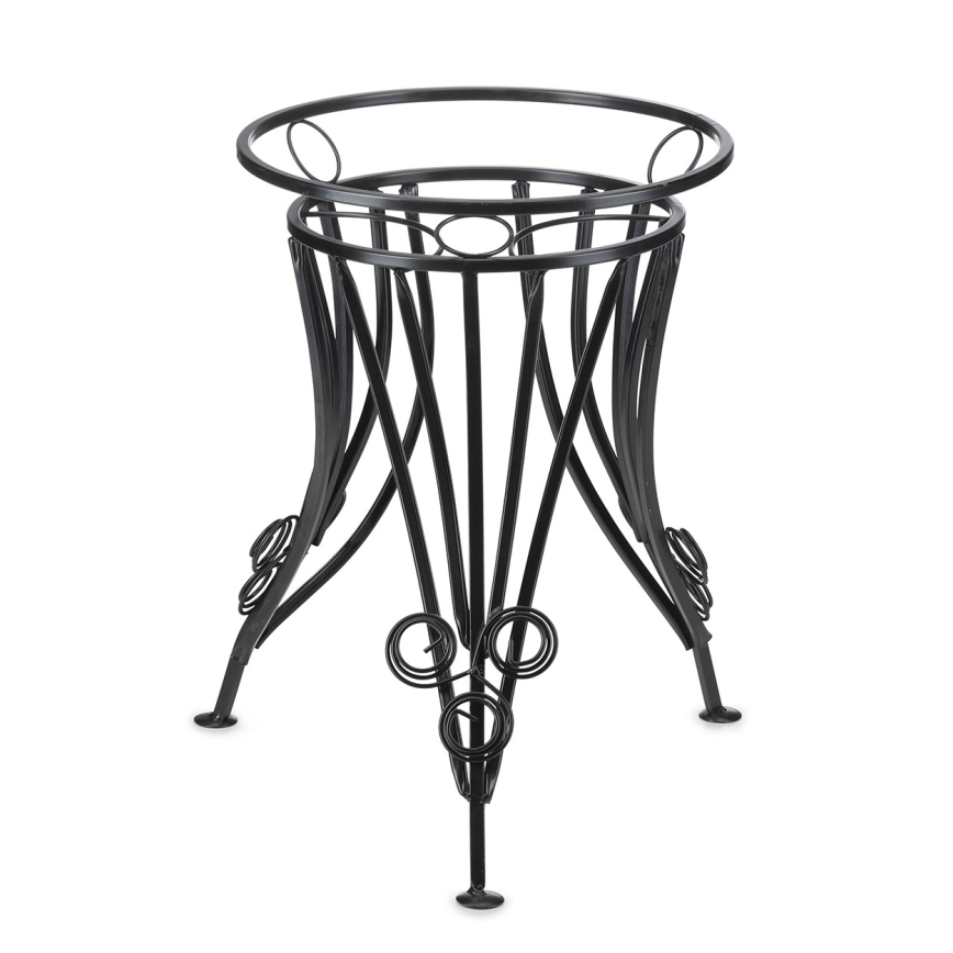 Blomställ 47x43 cm svart