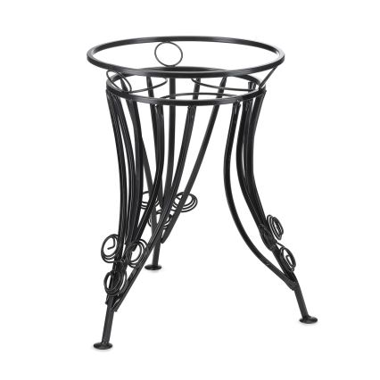 Blomställ 47x43 cm svart