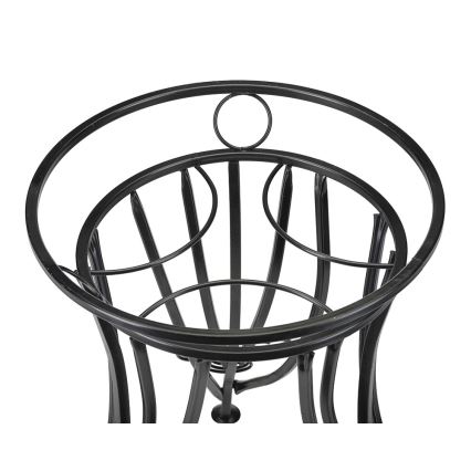 Blomställ 47x43 cm svart