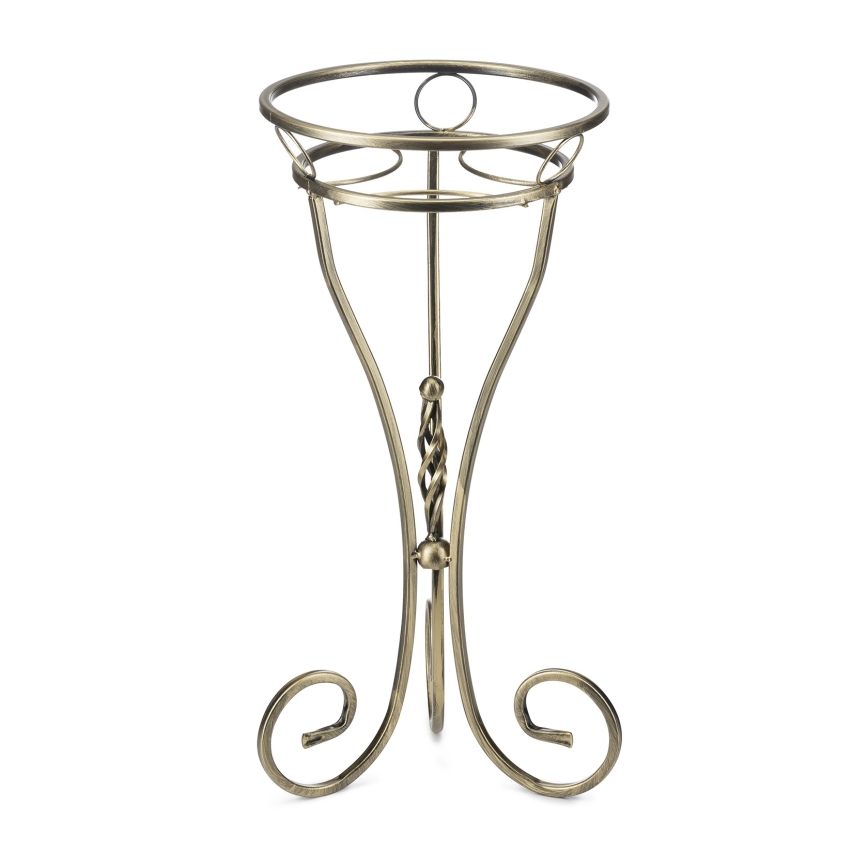 Blomställ 60x28 cm guld