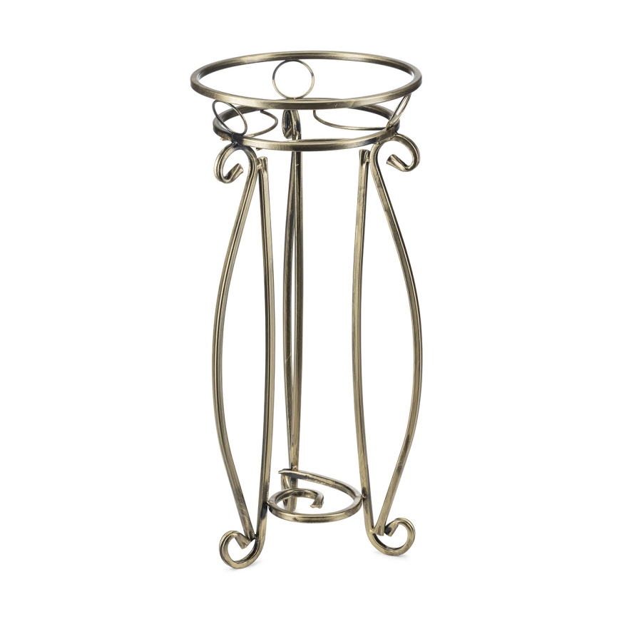 Blomställ 62x28 cm guld