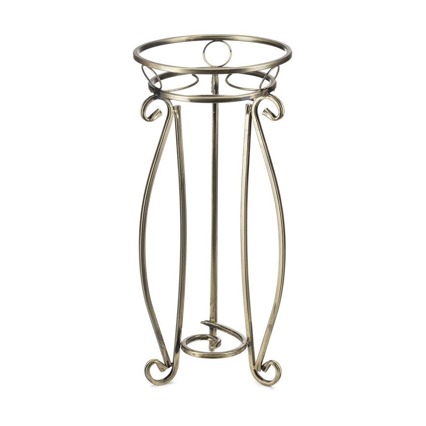 Blomställ 62x28 cm guld