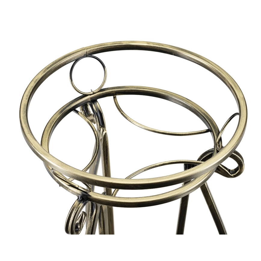 Blomställ 62x28 cm guld