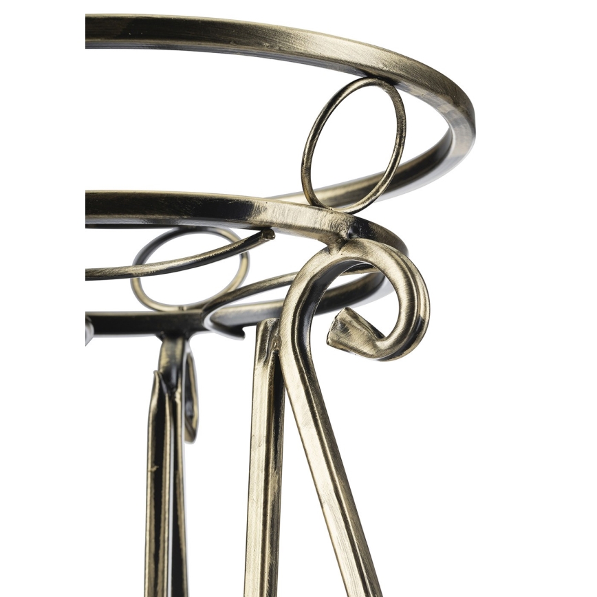 Blomställ 62x28 cm guld