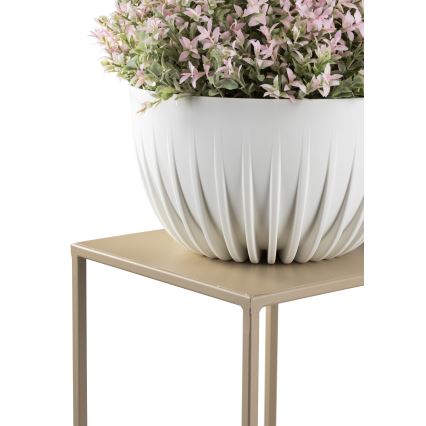 Blomställ 70x24 cm beige