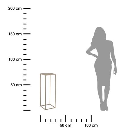 Blomställ 70x24 cm beige
