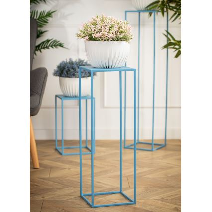 Blomställ 70x24 cm blå