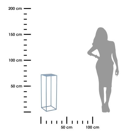 Blomställ 70x24 cm blå