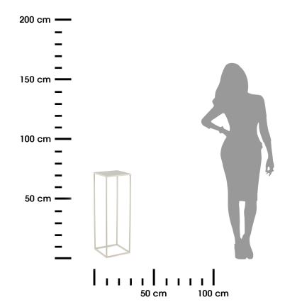 Blomställ 70x24 cm grädde