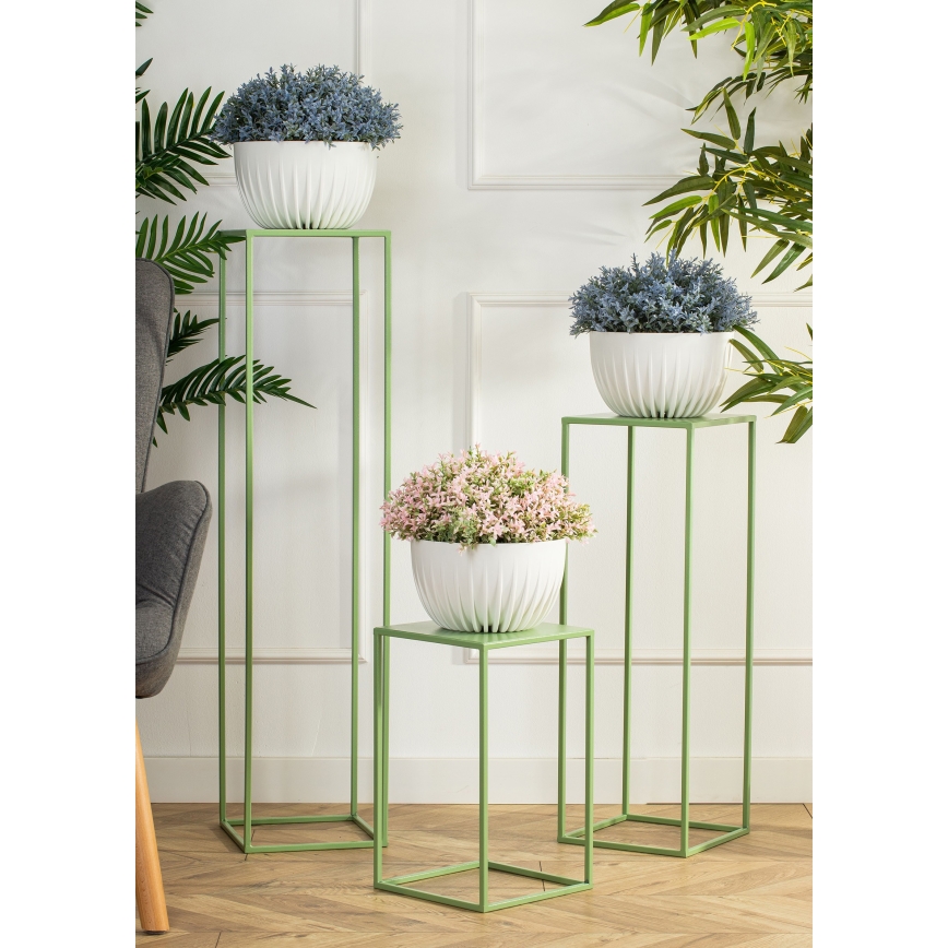 Blomställ 70x24 cm mörkgrön