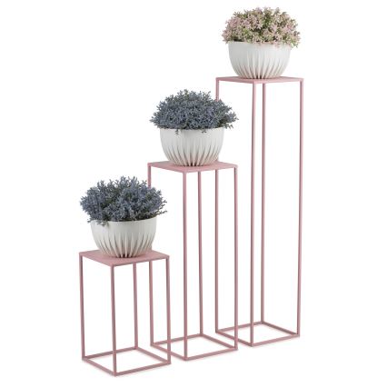 Blomställ 70x24 cm rosa