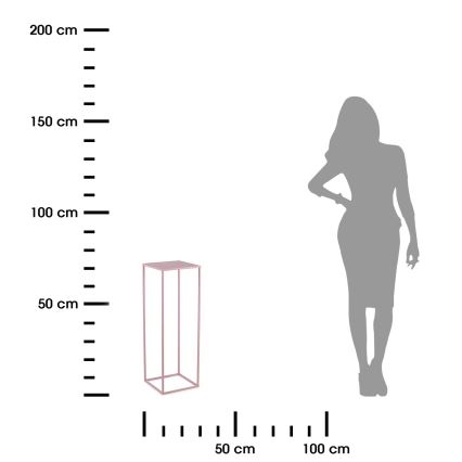Blomställ 70x24 cm rosa