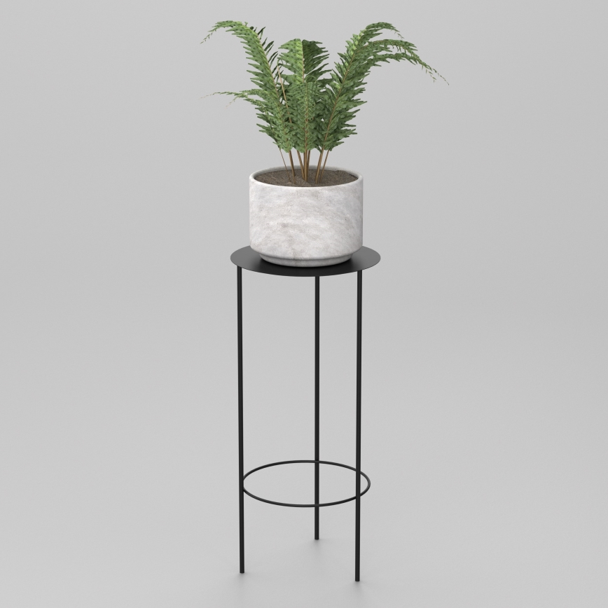 Blomställ 70x32 cm svart