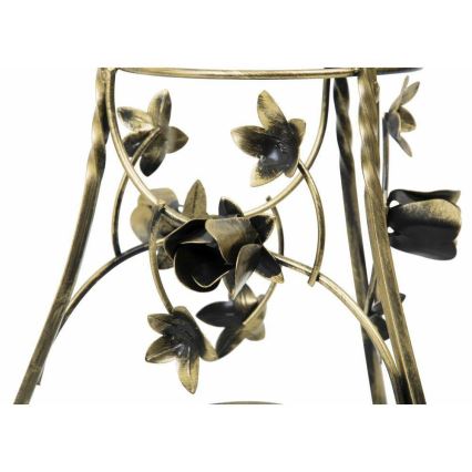 Blomställ 72x28 cm guld