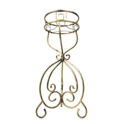 Blomställ 76x32 cm guld