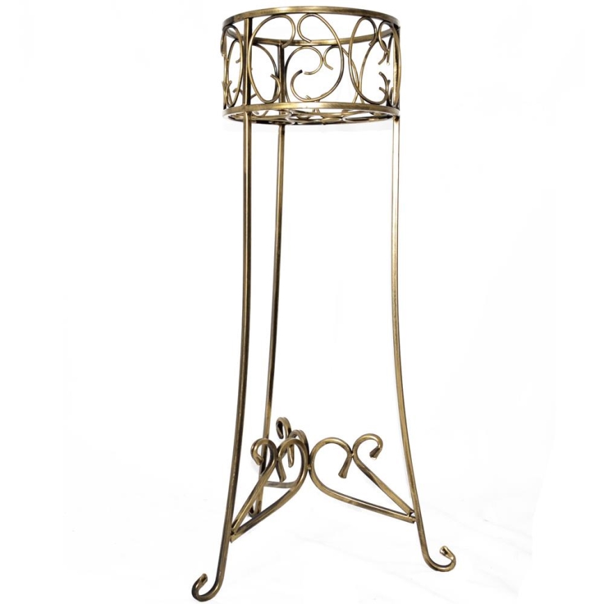 Blomställ 88x28 cm guld