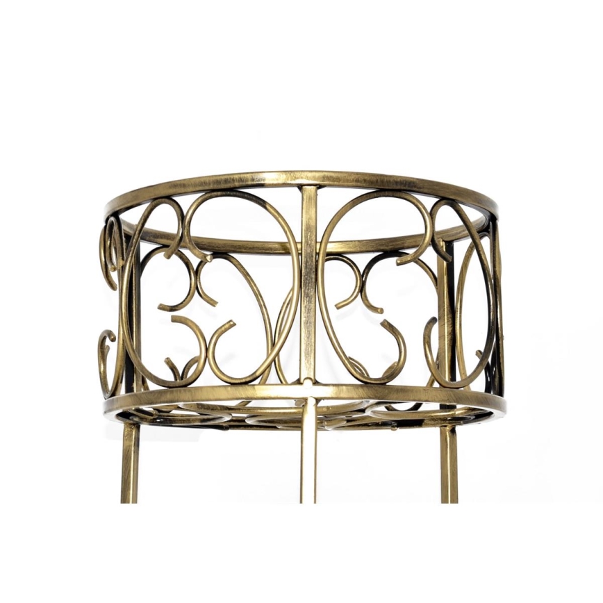 Blomställ 88x28 cm guld