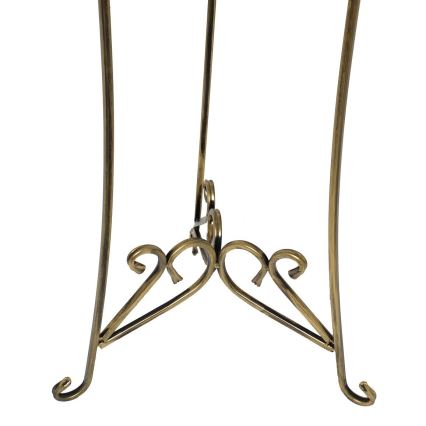 Blomställ 88x28 cm guld