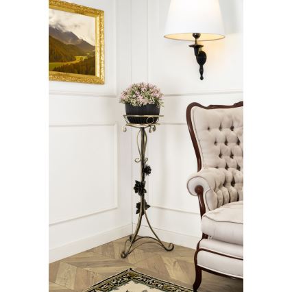 Blomställ 95x38 cm guld