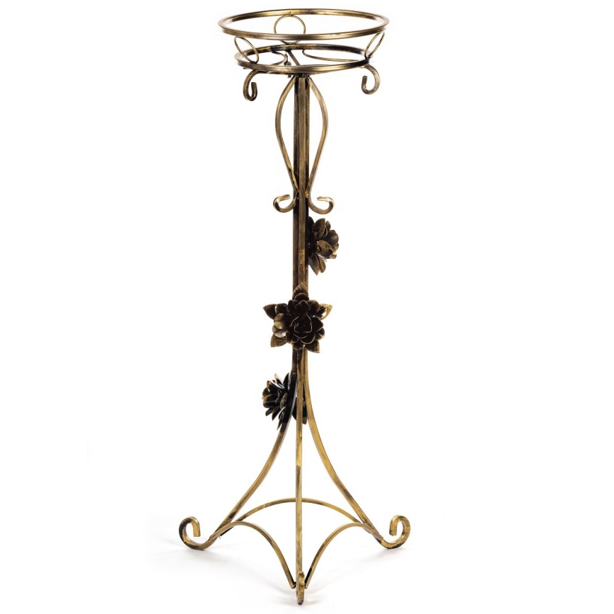 Blomställ 95x38 cm guld