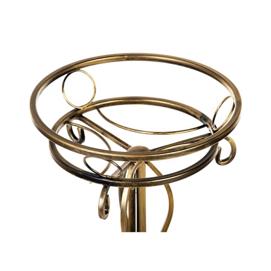 Blomställ 95x38 cm guld