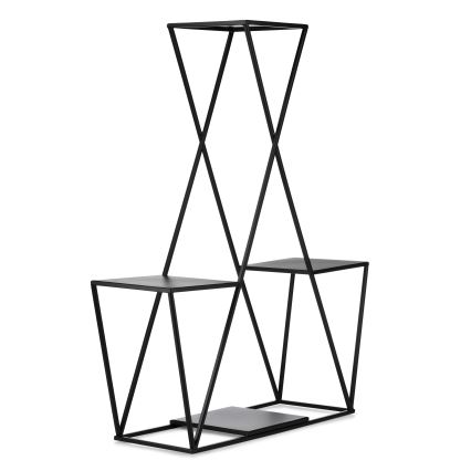 Blomställ 95x78 cm svart