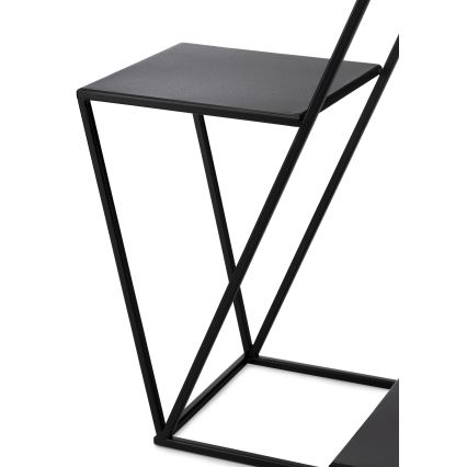 Blomställ 95x78 cm svart