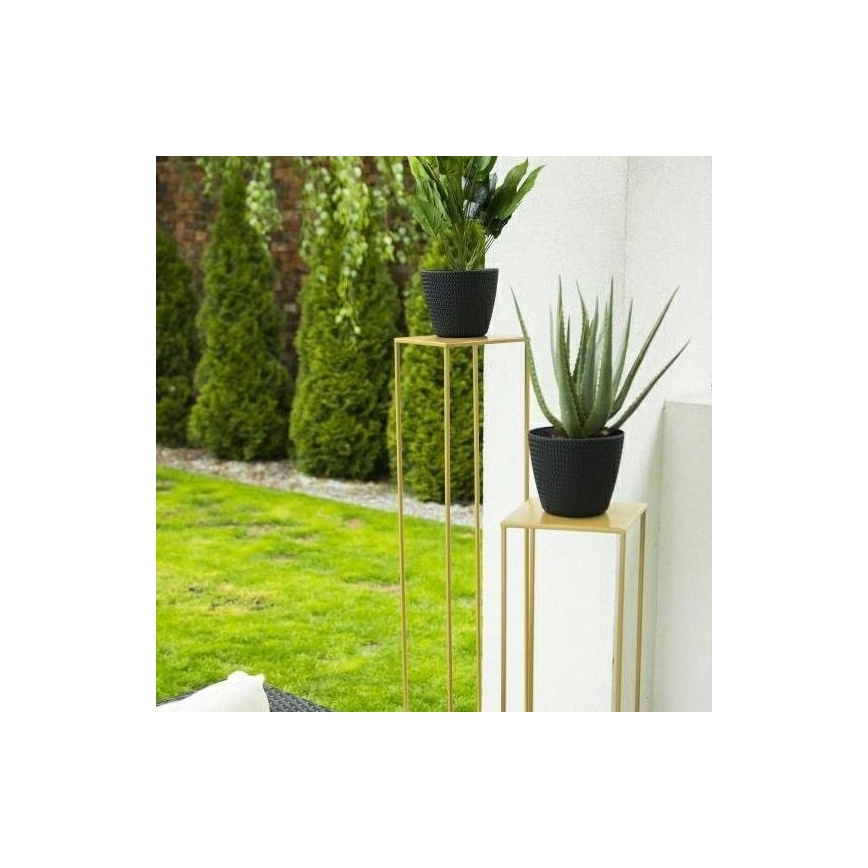 Blomsterställ 100x24 cm guld