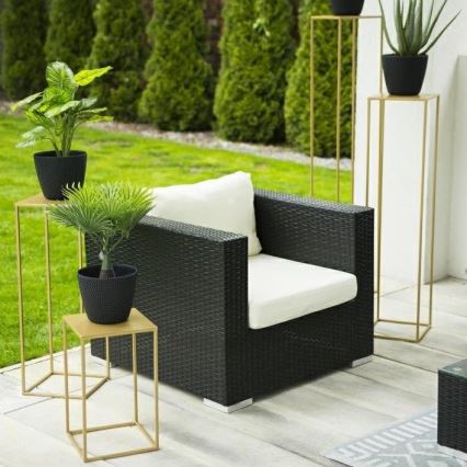 Blomsterställ 100x24 cm guld