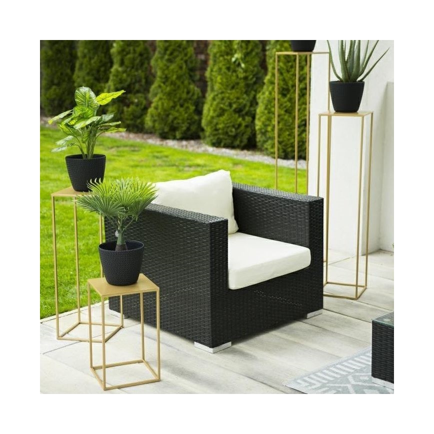 Blomsterställ 100x24 cm guld