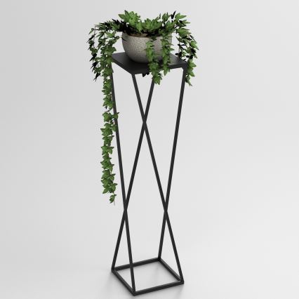 Blomsterställ 100x24 cm svart