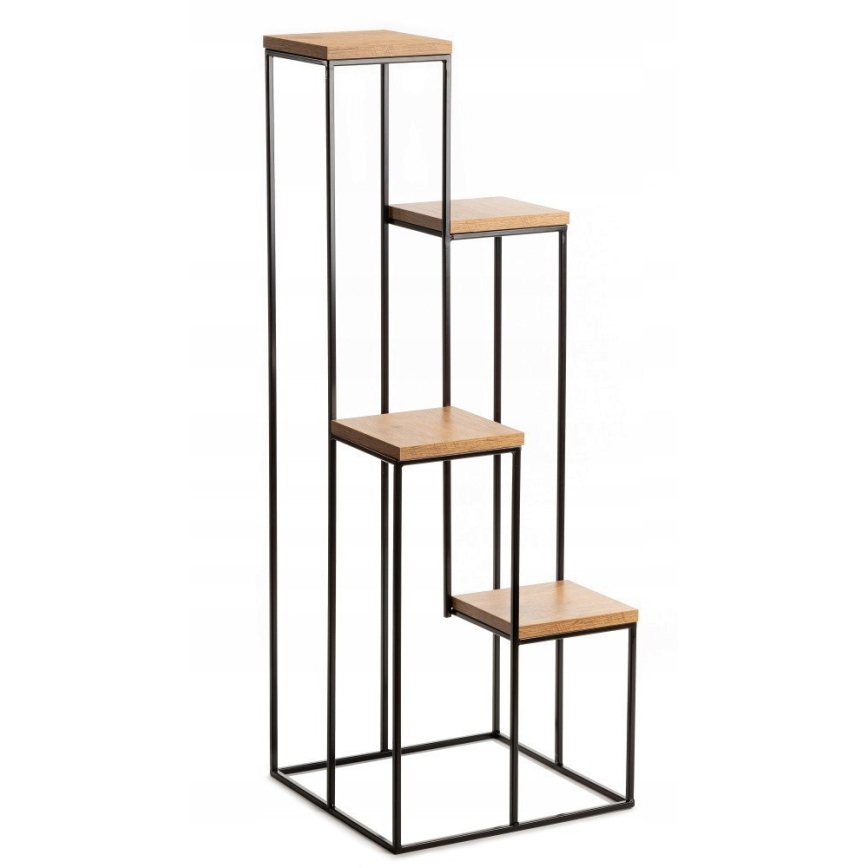 Blomsterställ 110x40 cm svart/brun