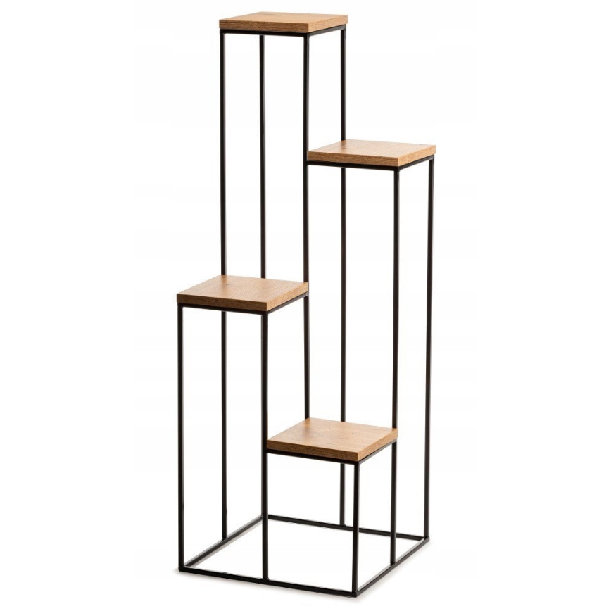 Blomsterställ 110x40 cm svart/brun