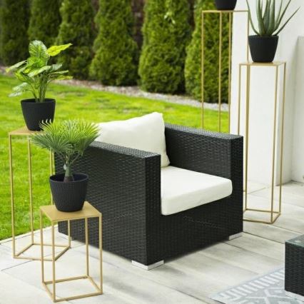 Blomsterställ 130x24 cm guld