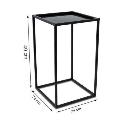 Blomsterställ 40x24 cm svart