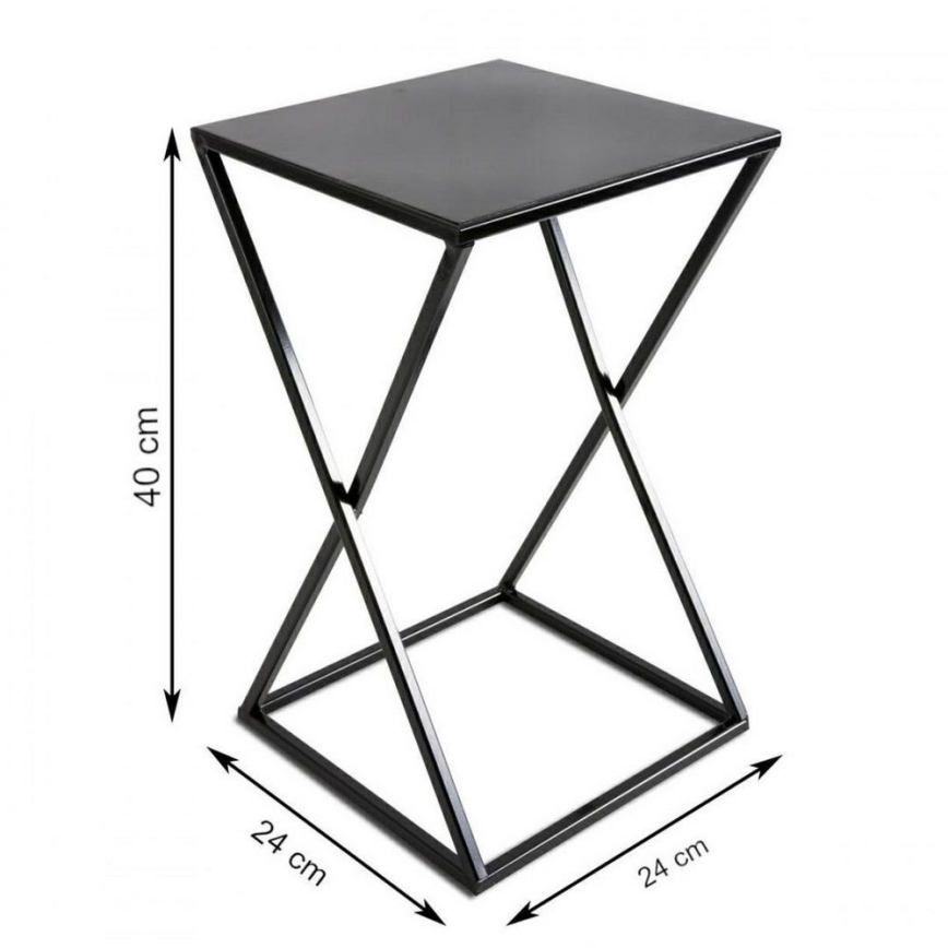 Blomsterställ 40x24 svart