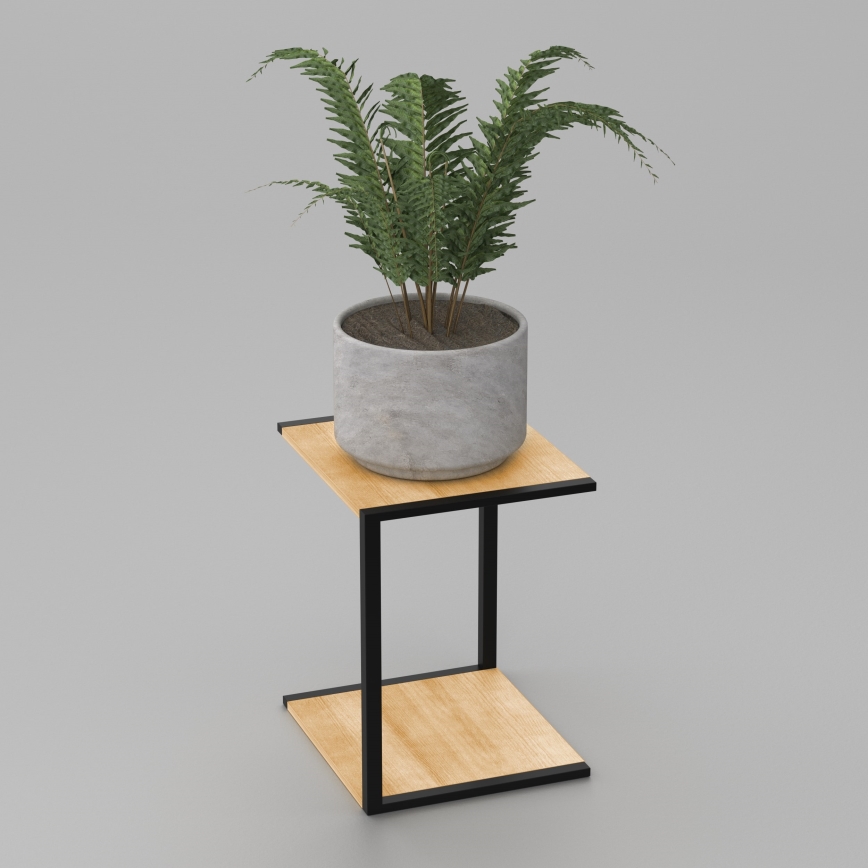 Blomsterställ 40x30x34 cm svart