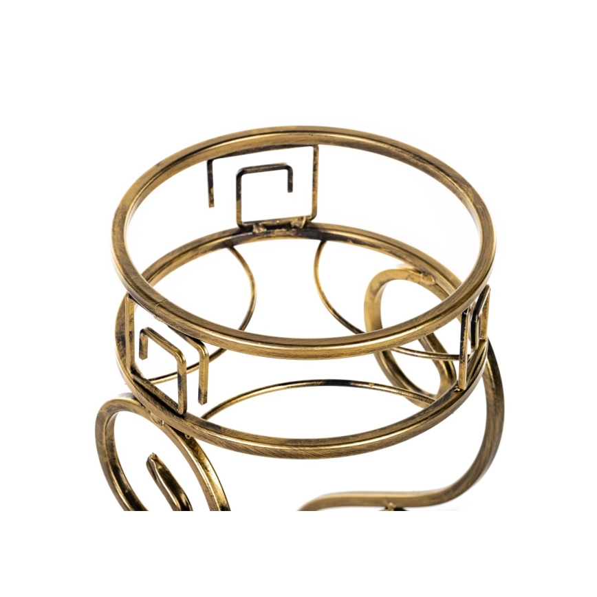 Blomsterställ 64x60 cm guld