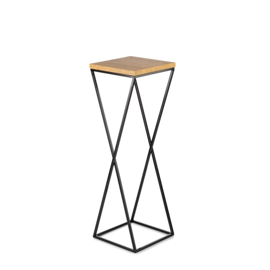 Blomsterställ 70x24 cm svart/brun