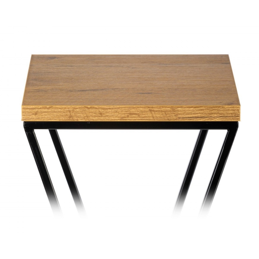 Blomsterställ 70x24 cm svart/brun