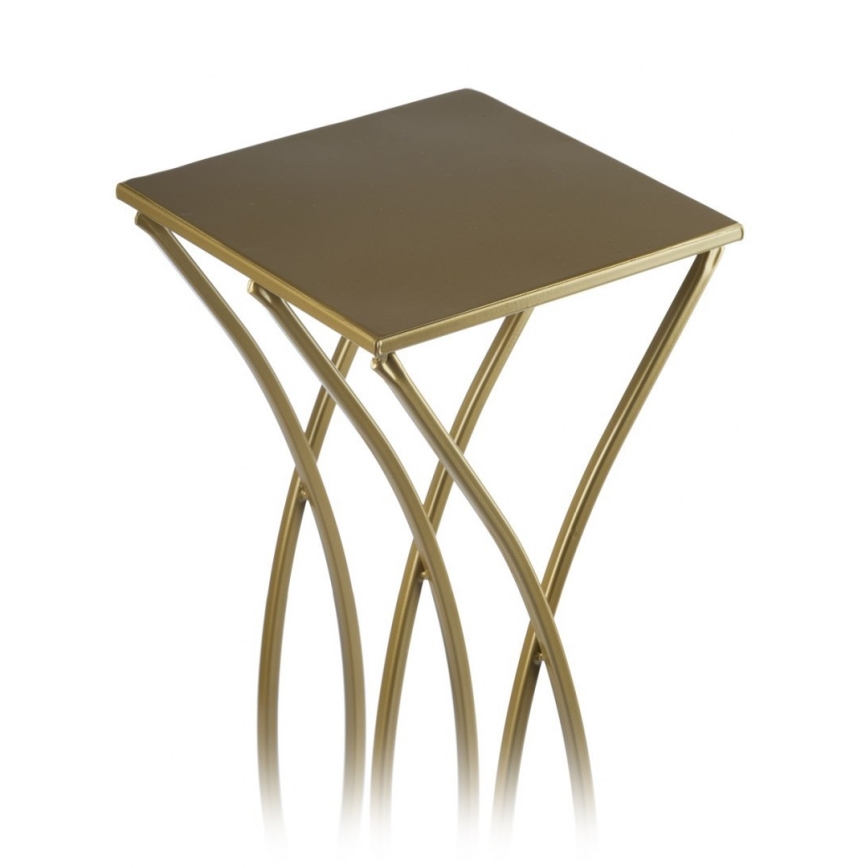 Blomsterställ 75x23 cm guld