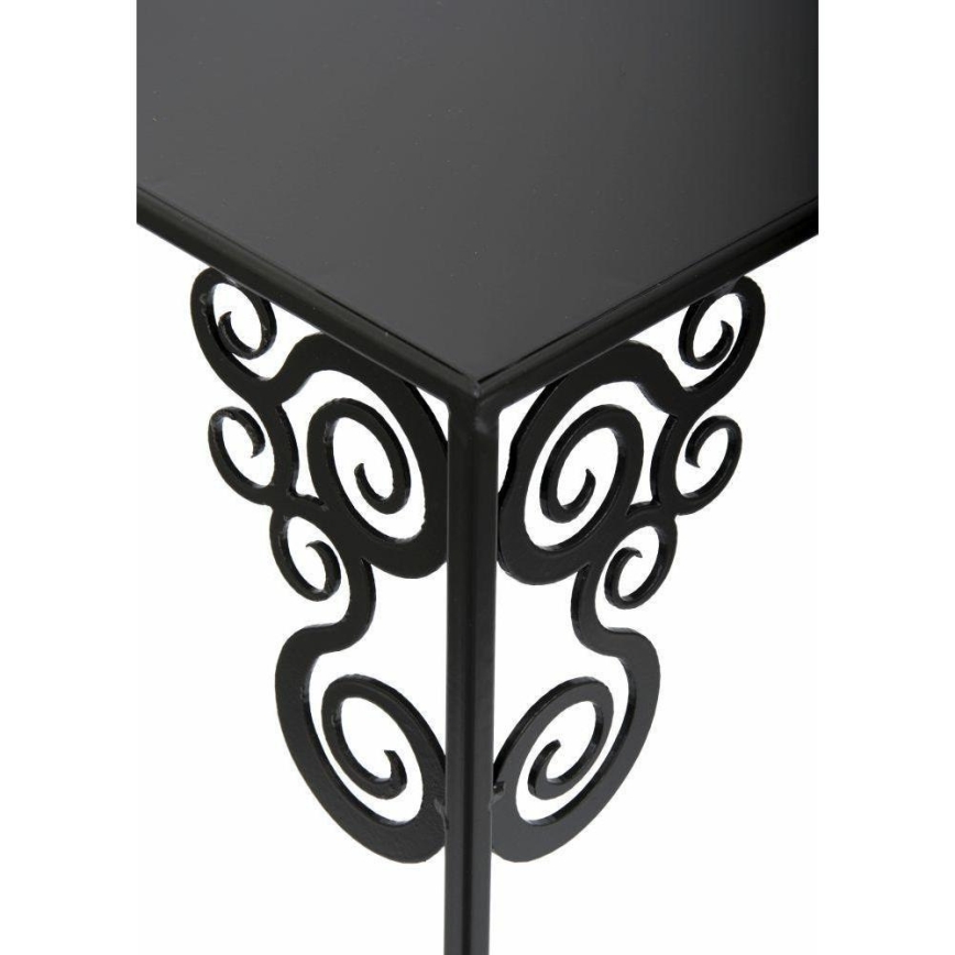 Blomsterställ 80x24 cm svart